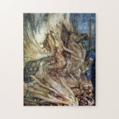 Valkyrie Antiek Fantasy Art schilderen Legpuzzel (Verticaal)