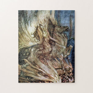  Valkyrie Antiek Fantasy Art schilderen Legpuzzel