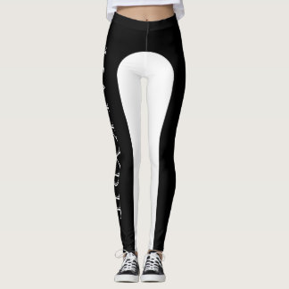 Valkyrie Brand Leggings - zwart en wit