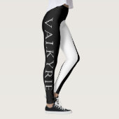 Valkyrie Brand Leggings - zwart en wit (Rechts)