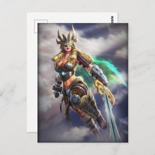 Valkyrie. Briefkaart (Voorkant / Achterkant)
