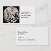 Valkyrie Carries Hero tot Valhalla Visitekaartje (Voorkant / Achterkant)