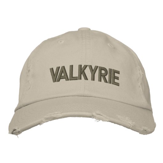 Valkyrie Custom Distressed Baseball Pet (Voorkant)