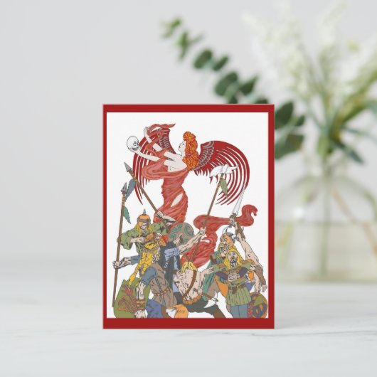 Valkyrie Fire Briefkaart (Staand voorkant)