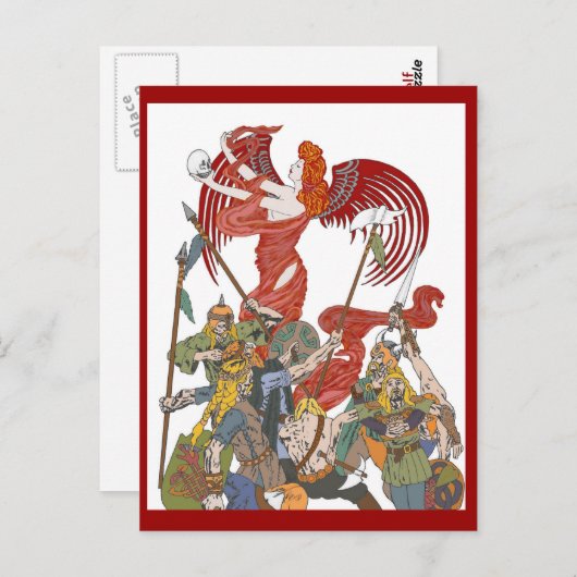 Valkyrie Fire Briefkaart (Voorkant / Achterkant)