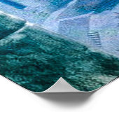 Valkyrie in een blauwe jurk met pantser poster (Hoek)