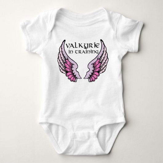 Valkyrie in Opleiding roze Romper (Voorkant)