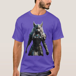 Valkyrie kat Viking kat Valhalla bellen vriend T-shirt