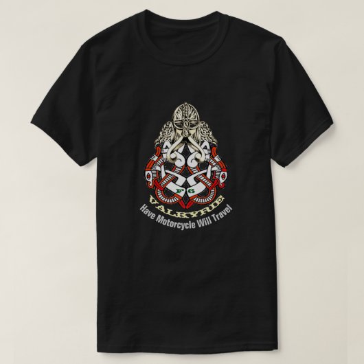Valkyrie motor Celtic Explorer donker T-shirt (Design voorkant)