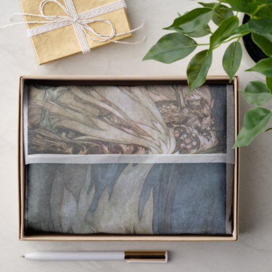 Valkyrie-ontvlechting van afbeelding tissuepapier (Geschenk)