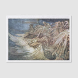 Valkyrie-ontvlechting van afbeelding tissuepapier