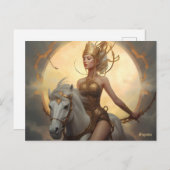 Valkyrie Sigrún Briefkaart (Voorkant / Achterkant)