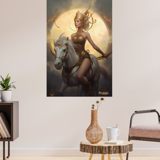 Valkyrie Sigrún Poster (Woonkamer 3)
