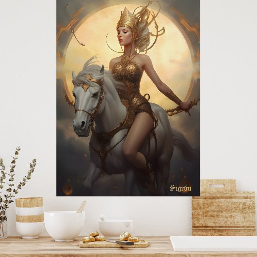 Valkyrie Sigrún Poster (Keuken)