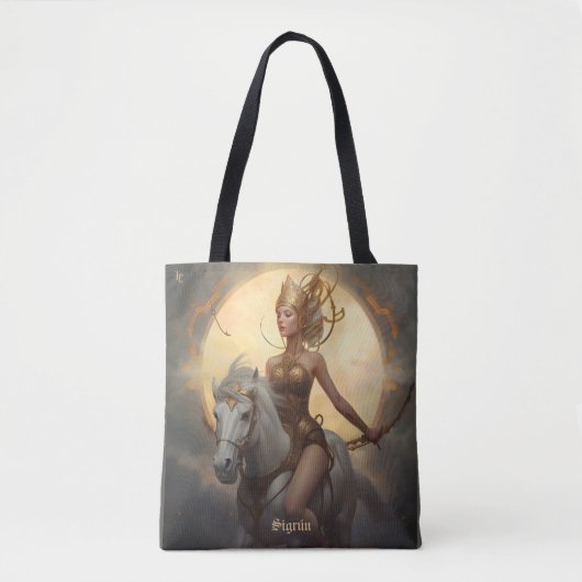 Valkyrie Sigrún Tote Bag (Voorkant)
