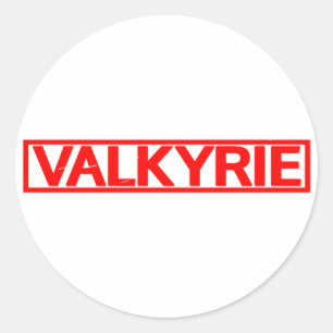 Valkyrie Stamp Ronde Sticker