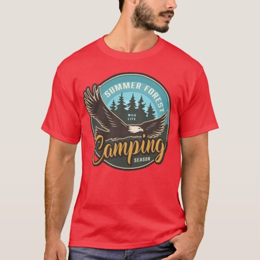 VALKYRIE SUMMER FOREST CAMPING SEASON boy T-shirt (Voorkant)