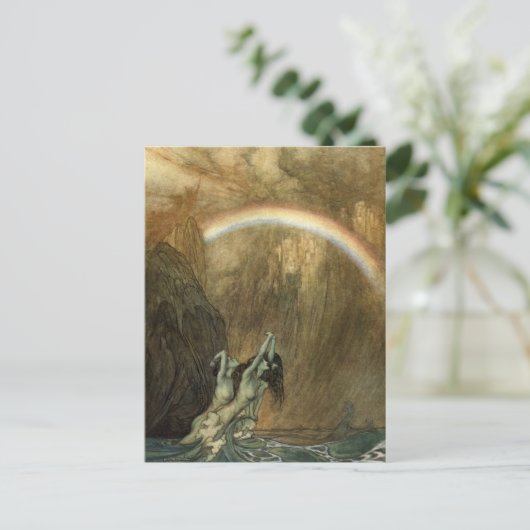 Valkyrie van Rackham Briefkaart (Staand voorkant)