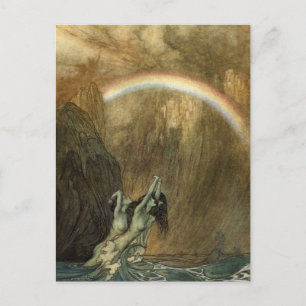 Valkyrie van Rackham Briefkaart