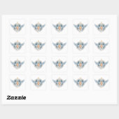 Valkyrie Vierkante Sticker (Vel)