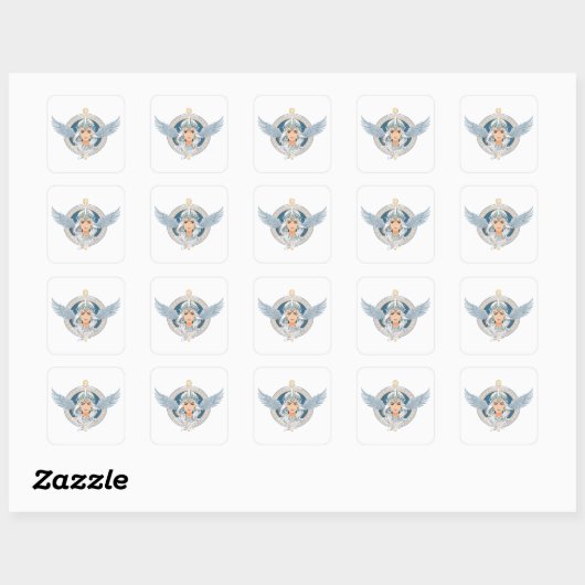 Valkyrie Vierkante Sticker (Vel)