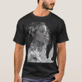 "Valkyrie Warrior Goddess Fantasy Art T-shirt (Voorkant)