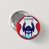 Valkyries - Doodhartenromans Ronde Button 3,2 Cm (Voorkant /achterkant)