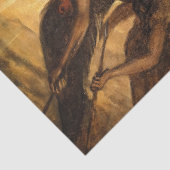 Valkyries door Elisabeth Jerichau-Baumann Tissuepapier (Detail)