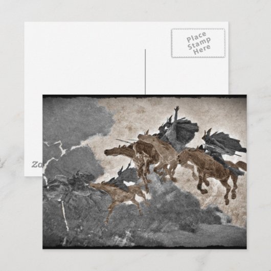 Valkyries in het Storm Briefkaart (Voorkant / Achterkant)