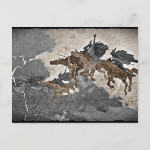 Valkyries in het Storm Briefkaart