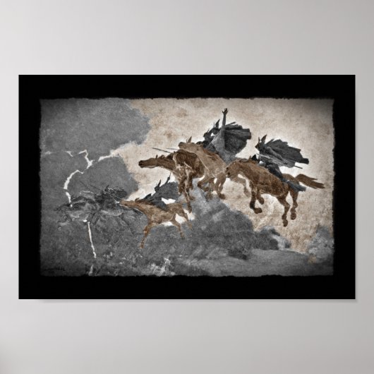 Valkyries in het Storm Poster (Voorkant)