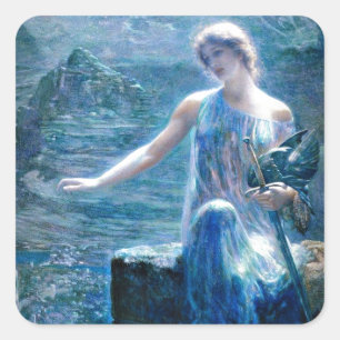 Valkyrie's Vigil Vierkante Sticker