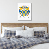 Valladares Family Crest Canvas Afdruk (Insitu (Slaapkamer))