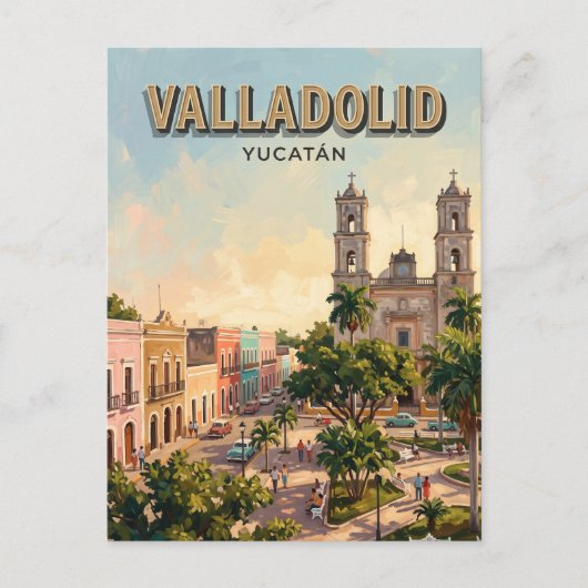 Valladolid Mexico Briefkaart (Voorkant)