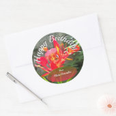 Vallarta Birthday Beauty 1583 Ronde Sticker (Envelop)