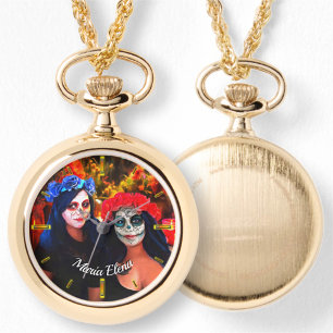 Vallarta Catrinas 1718 Ketting Horloge