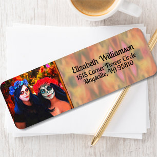 Vallarta Catrinas Bloemen & Kaarsen 1718 Adres Etiket