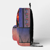 Vallarta Catrinas met bloemen en kaarsen 1718 Bedrukte Rugzak (Rechts)