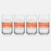 Vallarta Catrinas met bloemen en kaarsen 1718 Blikvorm Glas (Achterkant)