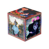 Vallarta Catrinas met bloemen en kaarsen 1718 Kubus (Achter hoekig)