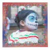 Vallarta Catrinas met bloemen en kaarsen 1718 Kubus (Voorkant)