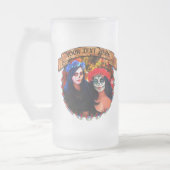 Vallarta Catrinas met bloemen en kaarsen 1718 Matglas Bierpul (Links)