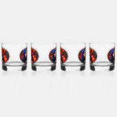 Vallarta Catrinas met bloemen en kaarsen 1718 Whisky Glas (Links)