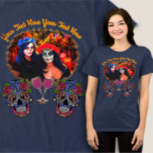 Vallarta Catrinas met schedels 1718