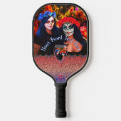 Vallarta Catrinas met wijn 1718 Pickleball Paddle (Voorkant)