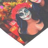 Vallarta Catrinas Wijn, Bloemen & Kaarsen 1718 Medium Tafelloper (Hoek)