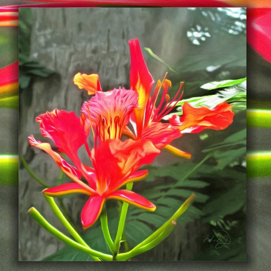 Vallarta Flaming Beauty 1583 Art Print