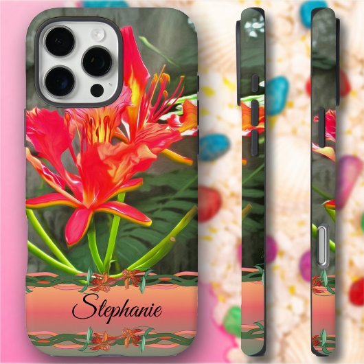 Vallarta Flaming Beauty 1583 Case-Mate iPhone Case