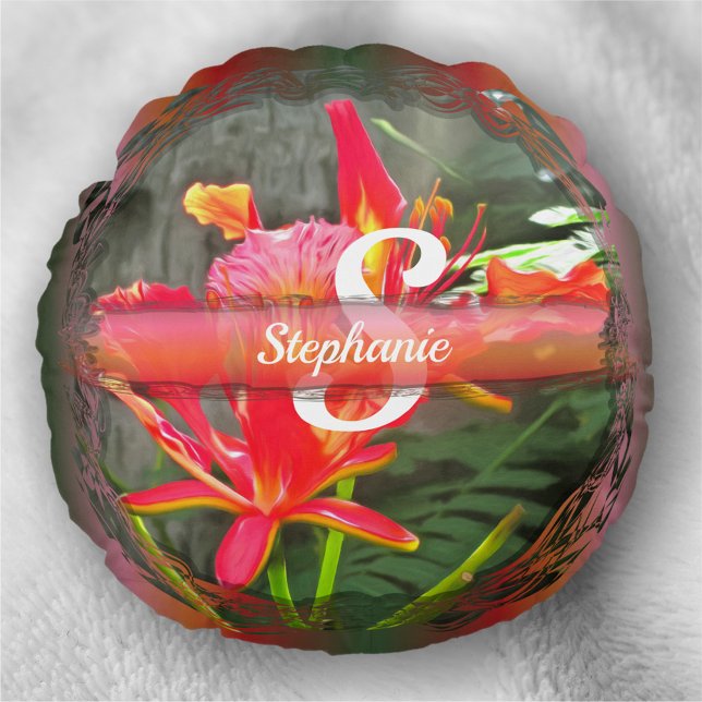 Vallarta Flaming Beauty 1583 Rond Kussen (Creator heeft geüpload)