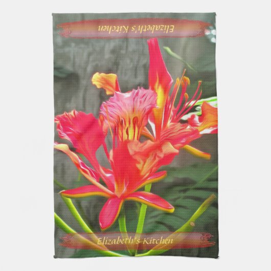 Vallarta Flaming Beauty 1583 Theedoek (Verticaal)